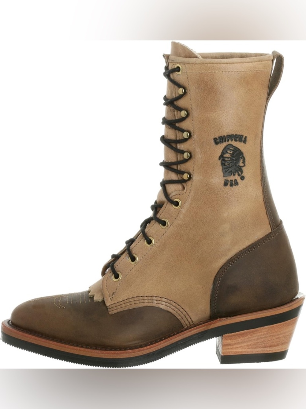 Chippewa 10-inch Golden Bay packer logger boots size 13